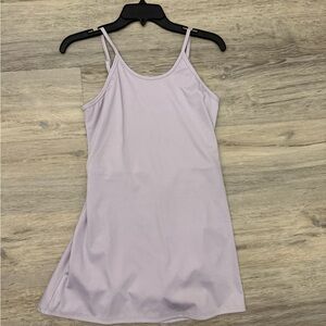 Lavender Athletic Dress with Built In Shorts